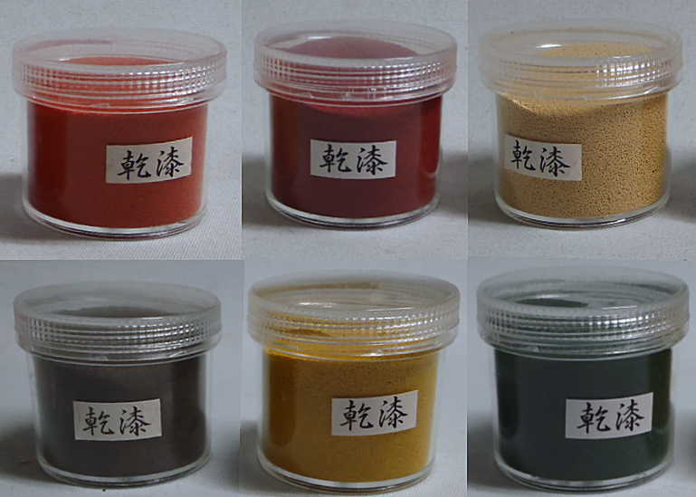 乾漆 装飾材 うるし 30ml容器(43×37mm)